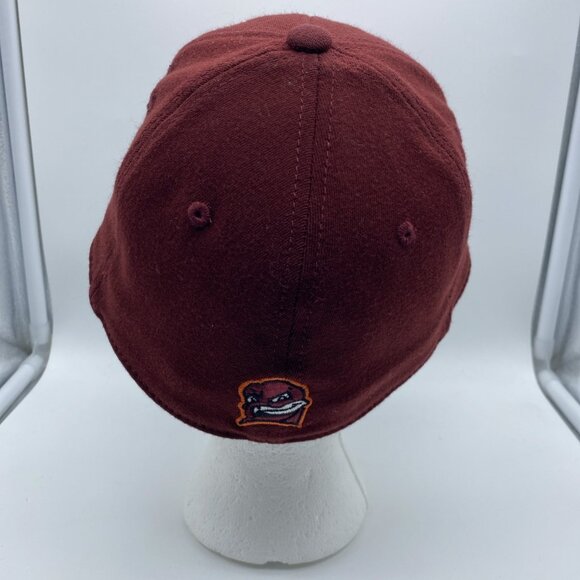 Virginia Tech Hokies Maroon Cap Hat Flex-Fit Stretch L/XL NCAA Top of the World - Picture 5 of 9